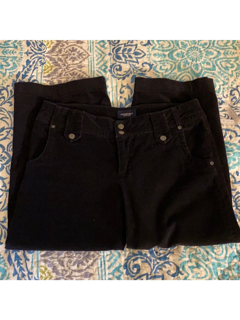 Sonoma Life & Style corduroy crop pants